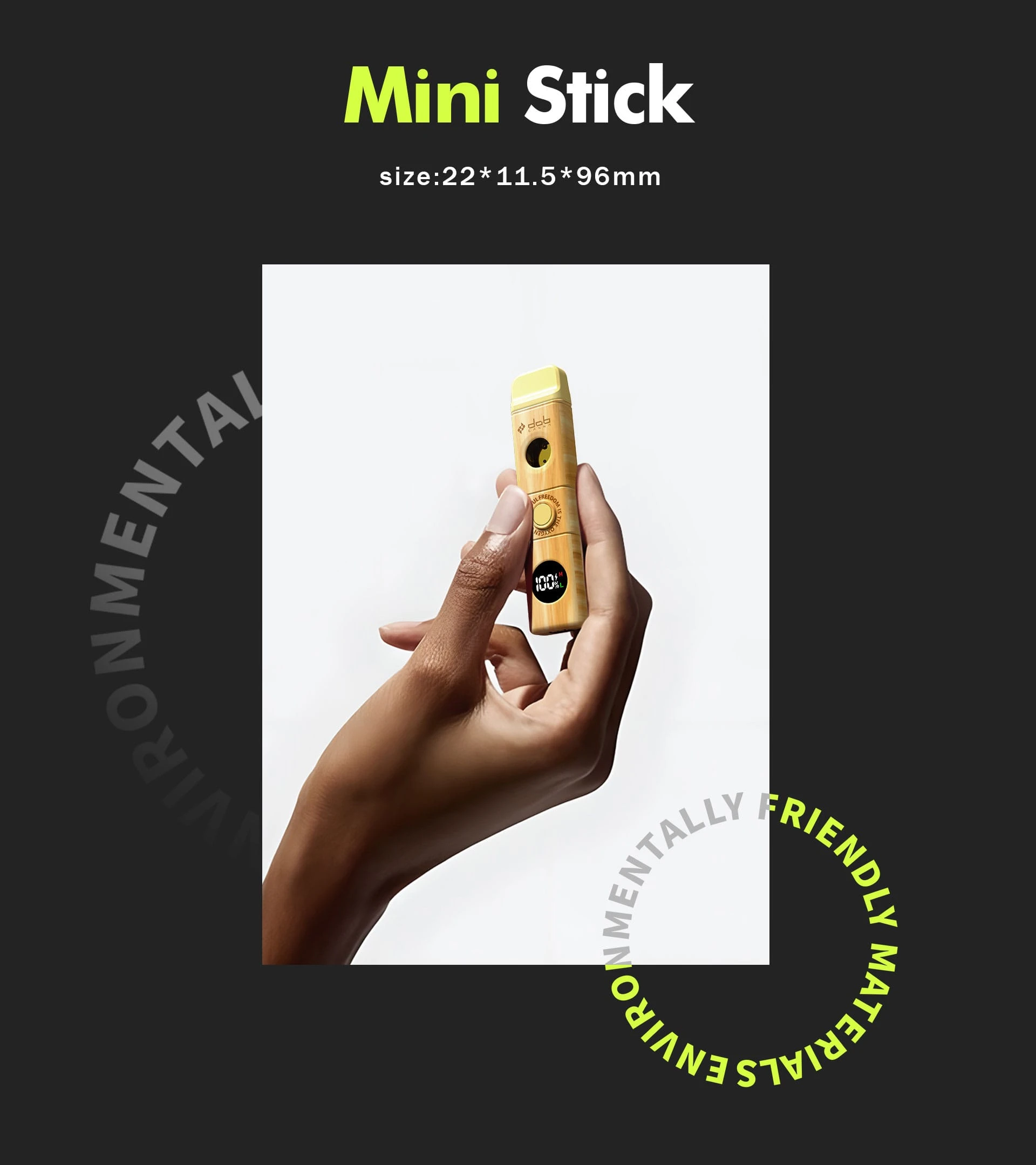 iFreshr Digital CBD Verdampfer Stift