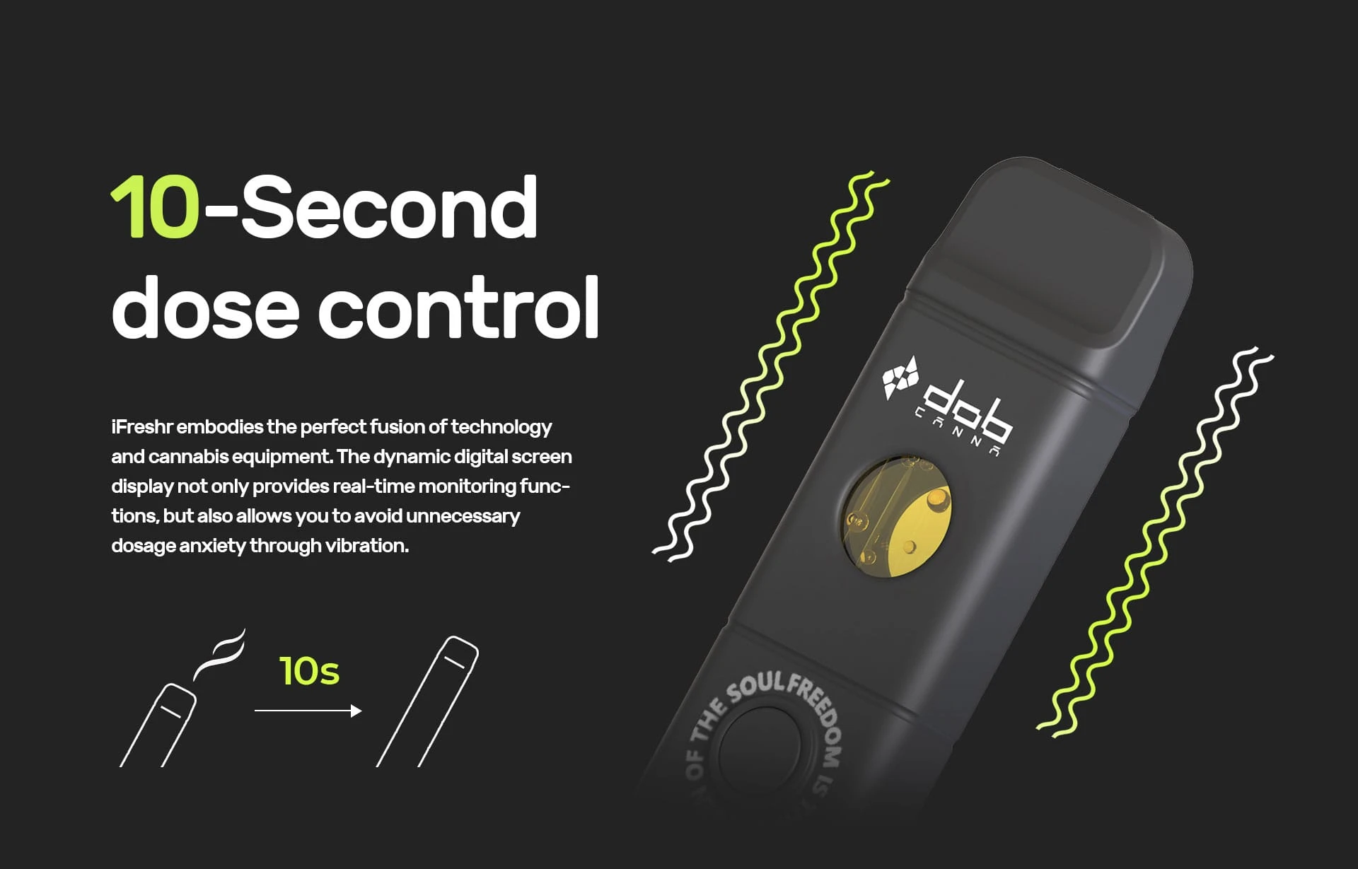 iFreshr Digital CBD Verdampfer Stift