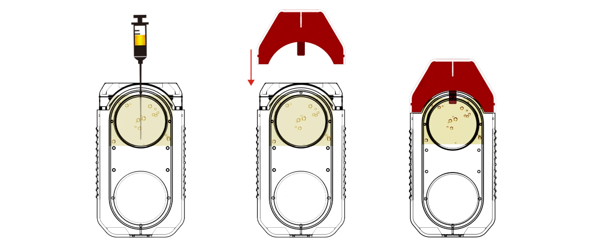 Mclris disposable cbd vape e-liquid filling operation
