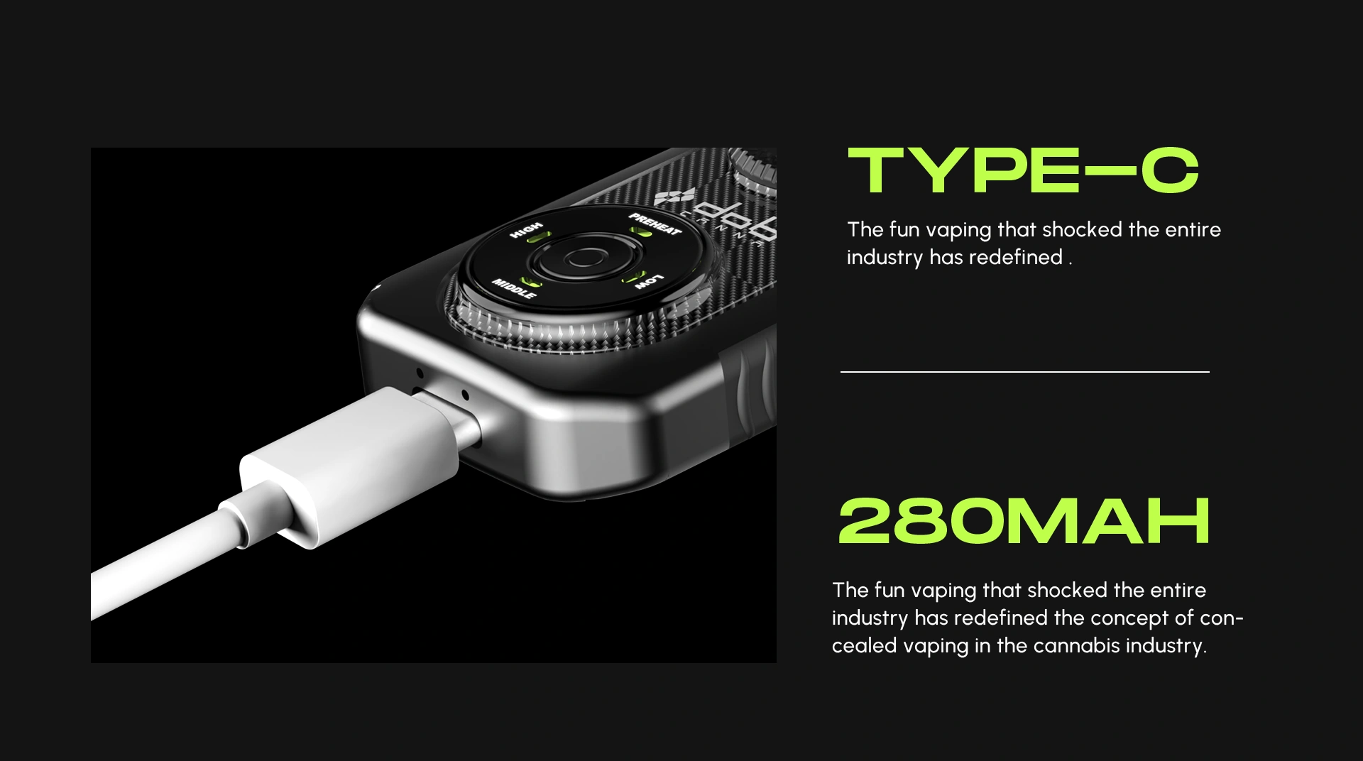 Mclris Large Capacity CBD Vape