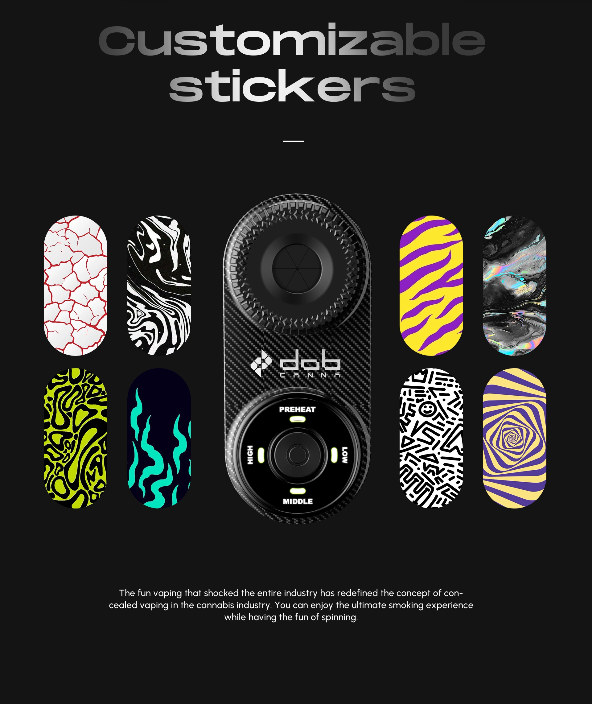 Mclris Large Capacity CBD Vape